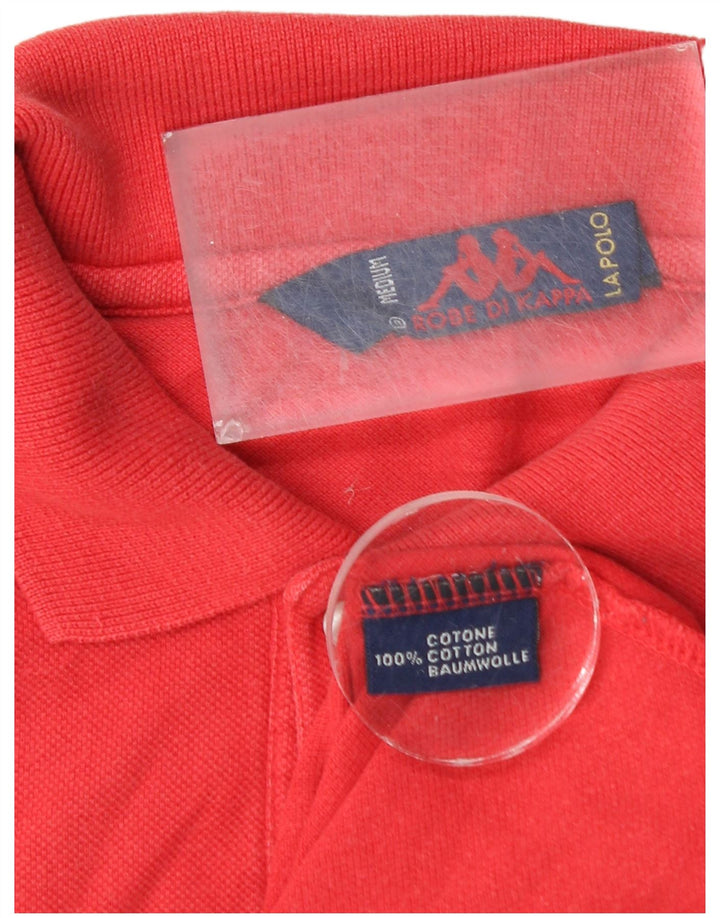 Polo Kappa Hombre Algodón Rojo Medio