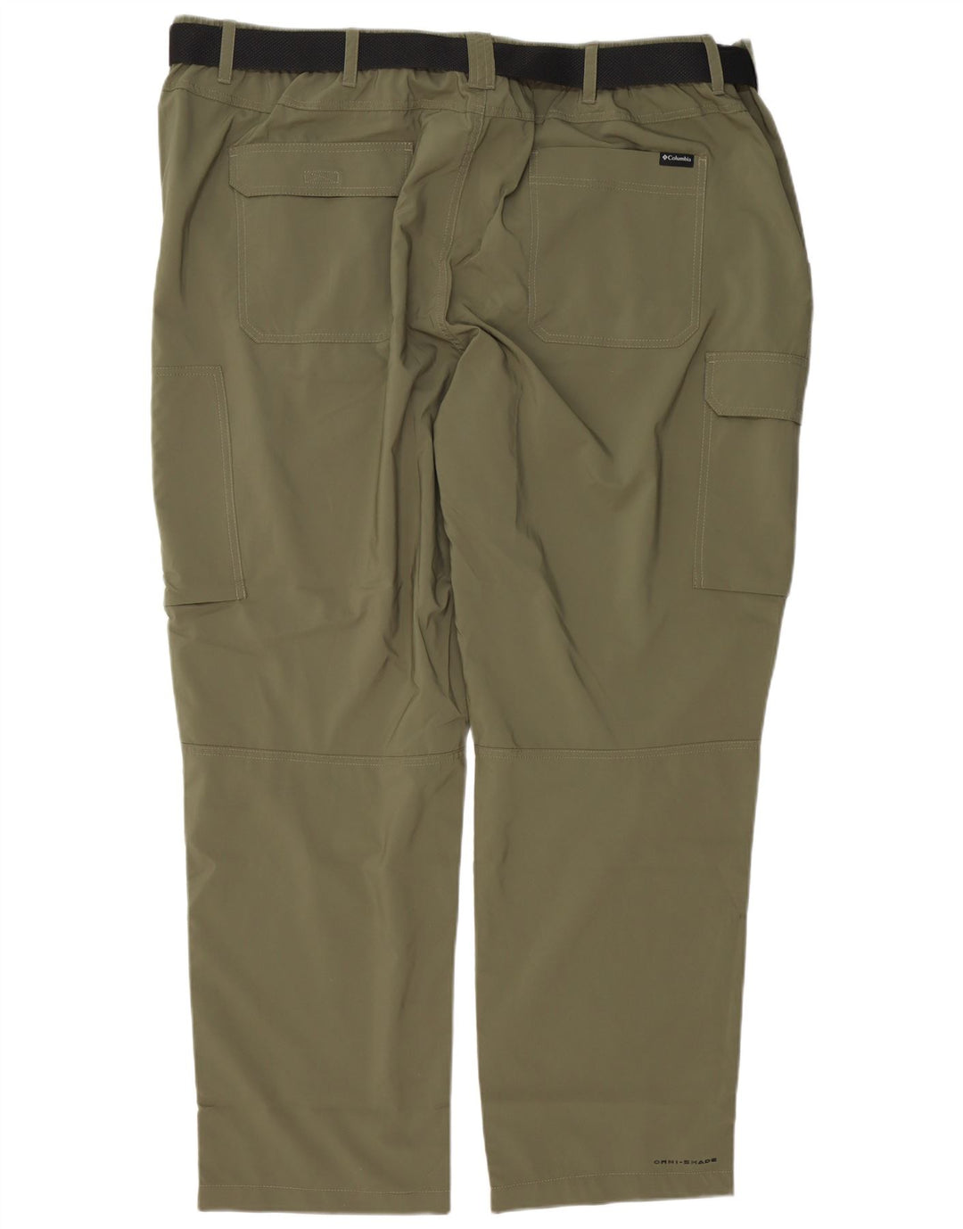 Columbia Pantalones cargo rectos para hombre W54 L32 Poliéster caqui