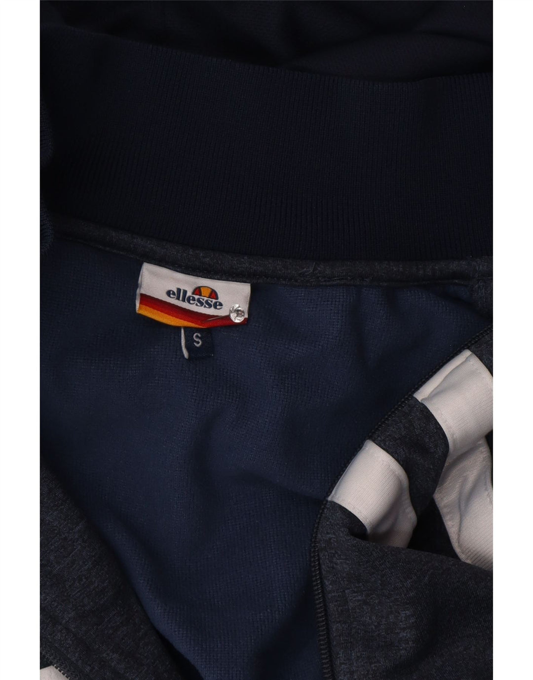 Ellesse Hombre Sudadera Con Capucha Y Cremallera Small Azul Marino Colorblock