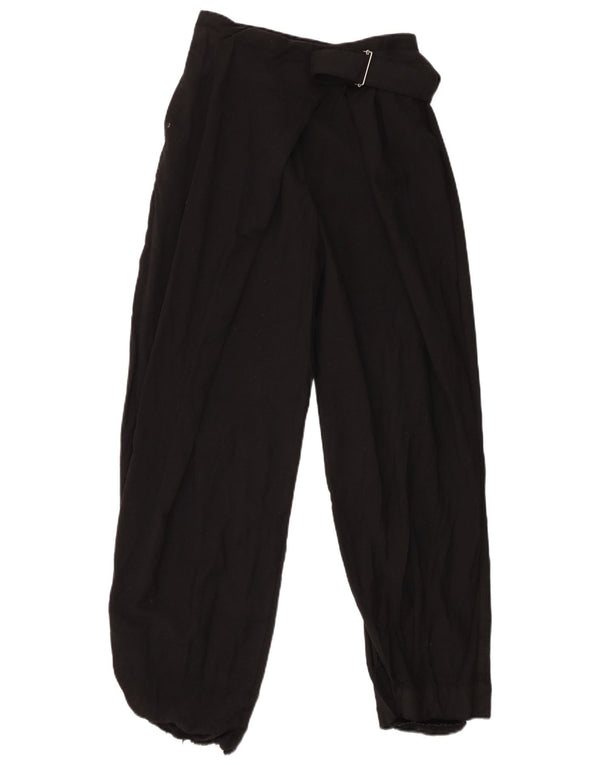 Cos Pantalones casuales holgados para mujer EU 36 XS W26 L28 Lana negra