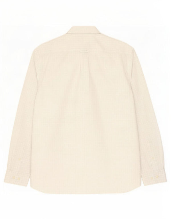 Camisa Gant Regular Fit De Algodón A Cuadros Blanco Medio