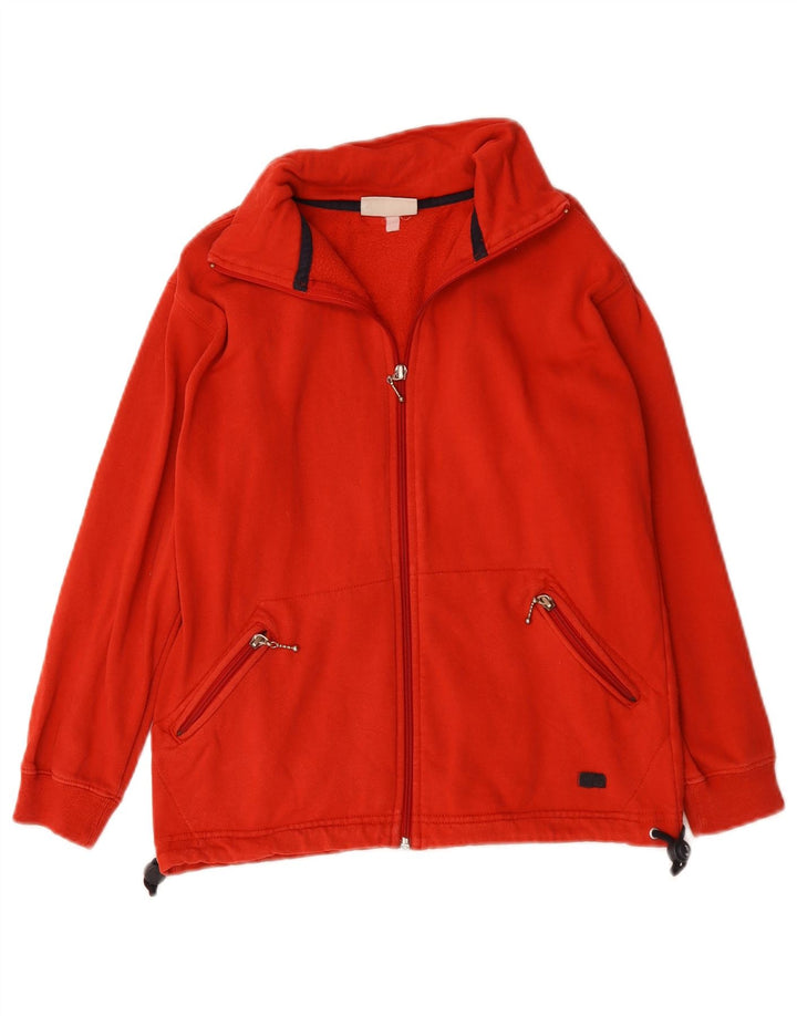 Asics - Chaqueta de chándal para niño, 11-12 años, algodón rojo