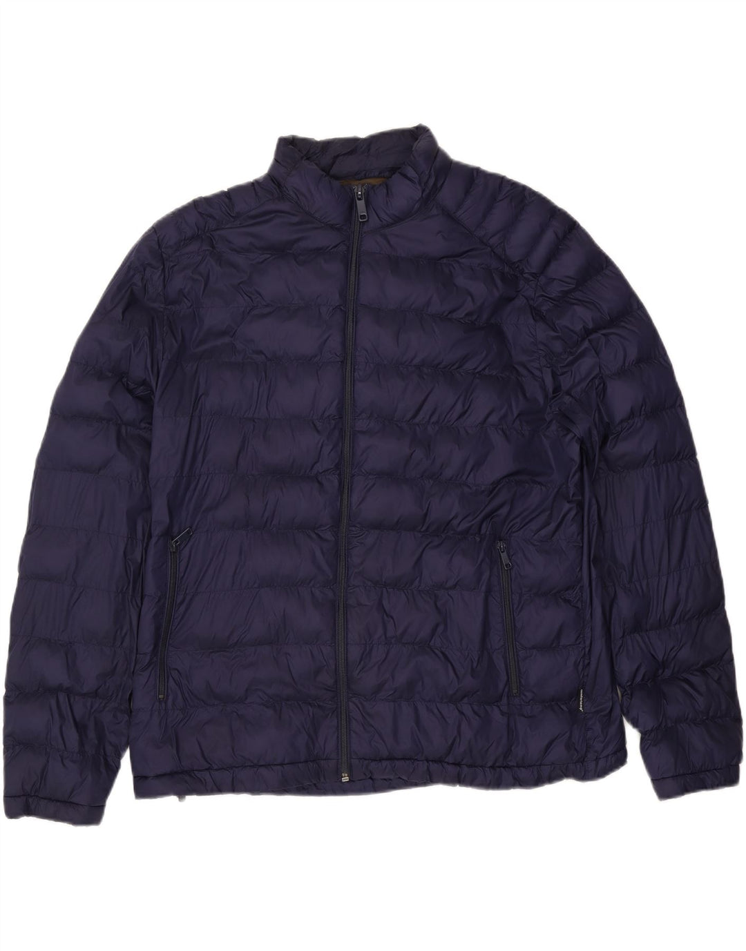 Zara Chaqueta Acolchada Hombre UK 44 2XL Azul Marino Poliéster