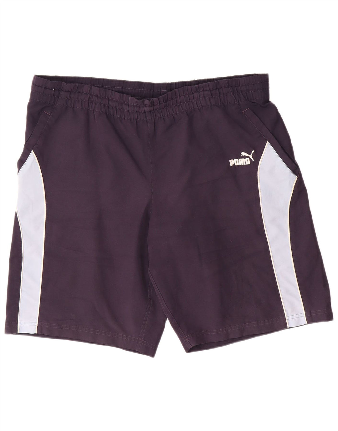 Puma - Pantalones cortos deportivos para hombre, talla grande, color azul marino, poliéster