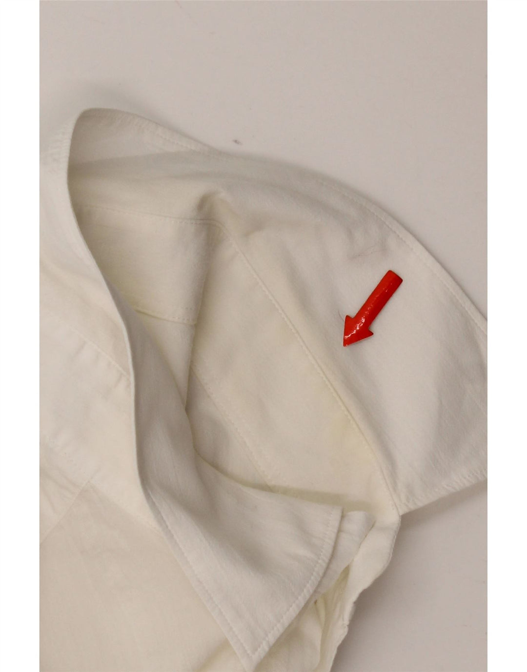 Camisa Lacoste Hombre Manga Corta Talla 41 Grande Algodón Blanco