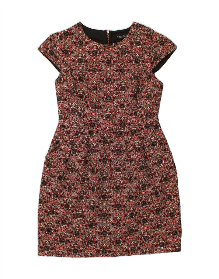 MISS SELFRIDGE Womens Sheath Dress UK 12 Medium Pink Floral Polyester Vintage Miss Selfridge and Second-Hand Miss Selfridge from Messina Hembry 