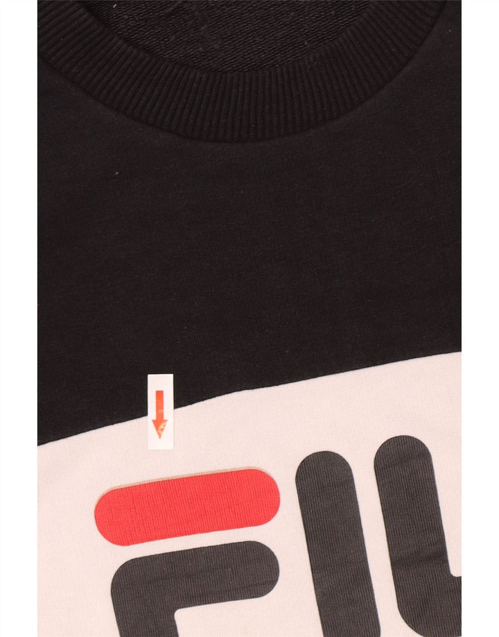 Fila Hombre Graphic Sudadera Jumper Small Multicolor Colorblock