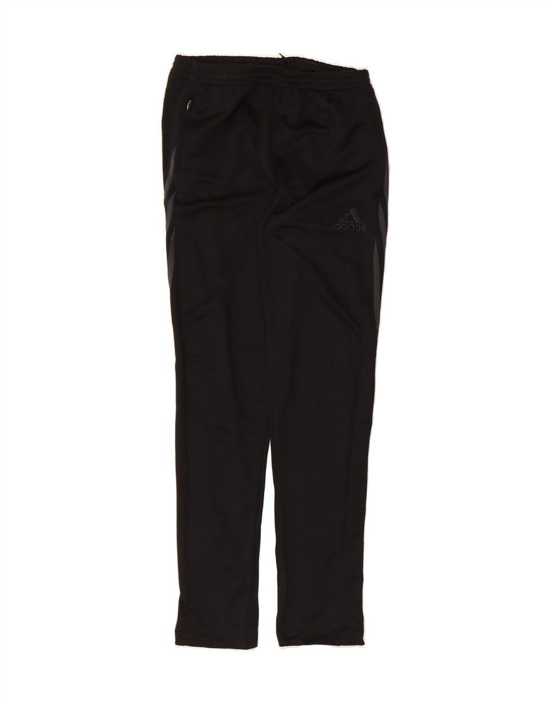 ADIDAS Boys Climalite Tracksuit Trousers 13-14 Years XL  Black Polyester Vintage Adidas and Second-Hand Adidas from Messina Hembry 