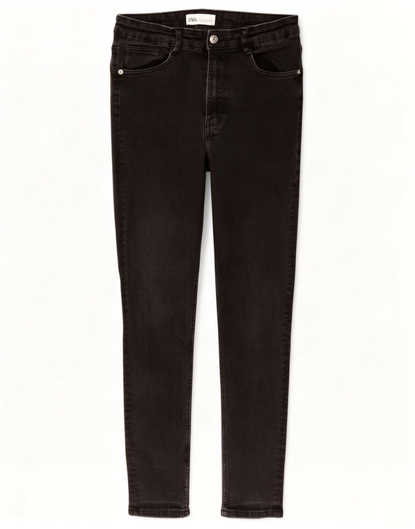 Zara Vaqueros Pitillo Mujer EU 40 Mediano W30 L28 Negro