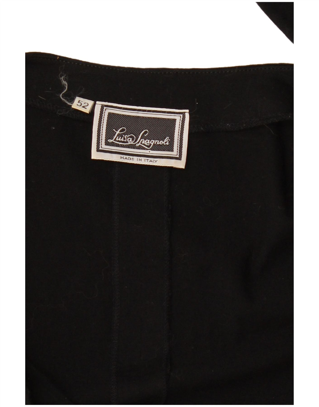 Luisa Spagnoli Blusa para mujer IT 52 2XL Negro