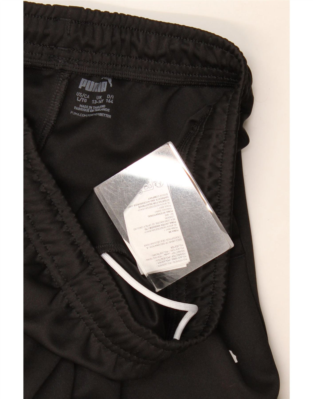 PUMA Pantalón de chándal para niño Joggers 13-14 años Negro Poliéster