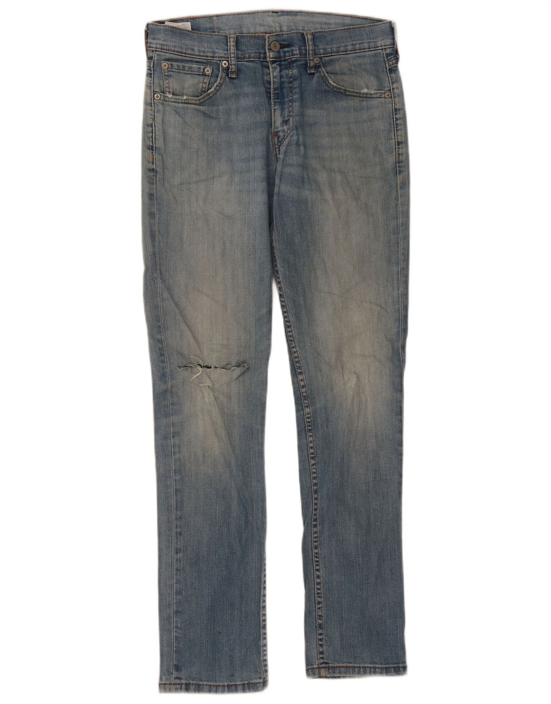 LEVI'S Jeans ajustados desgastados para mujer W30 L32 Algodón azul
