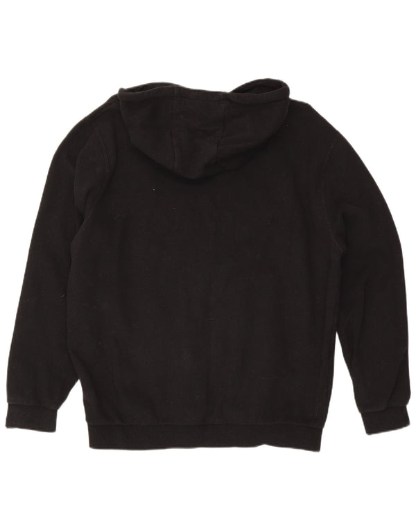 Ellesse Hombre Sudadera Con Capucha Gráfica Jersey Grande De Algodón Negro