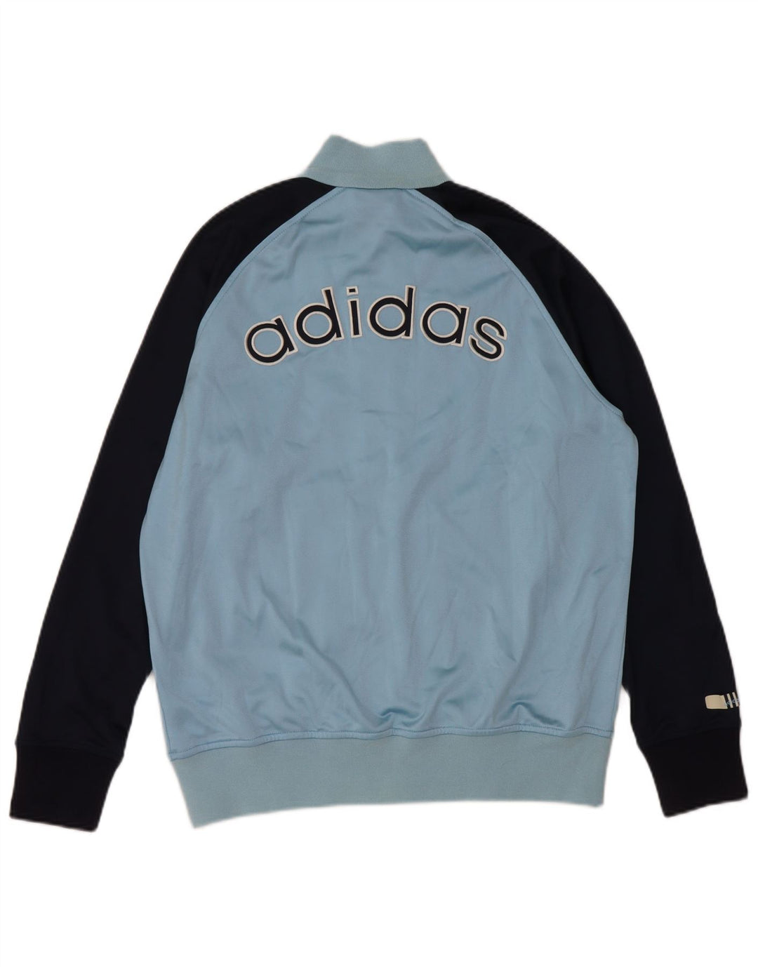 Adidas - Chaqueta de chándal gráfica para niños, 15-16 años, color azul