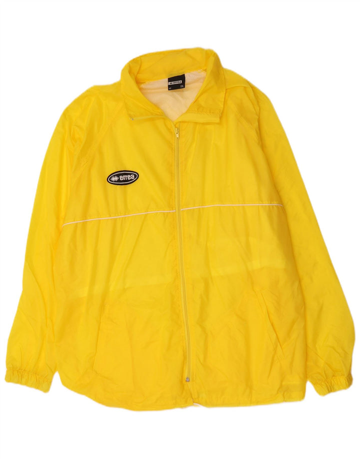 Errea Chaqueta impermeable para hombre UK 44 2XL Nylon amarillo