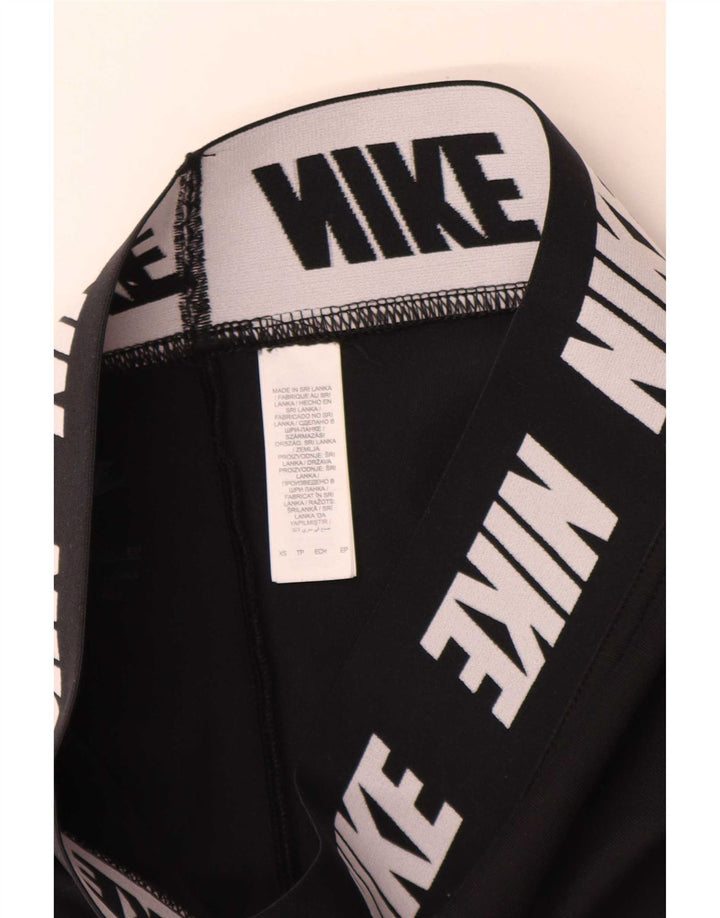 Adidas Leggings gráficos para mujer UK 4 XS Poliéster negro