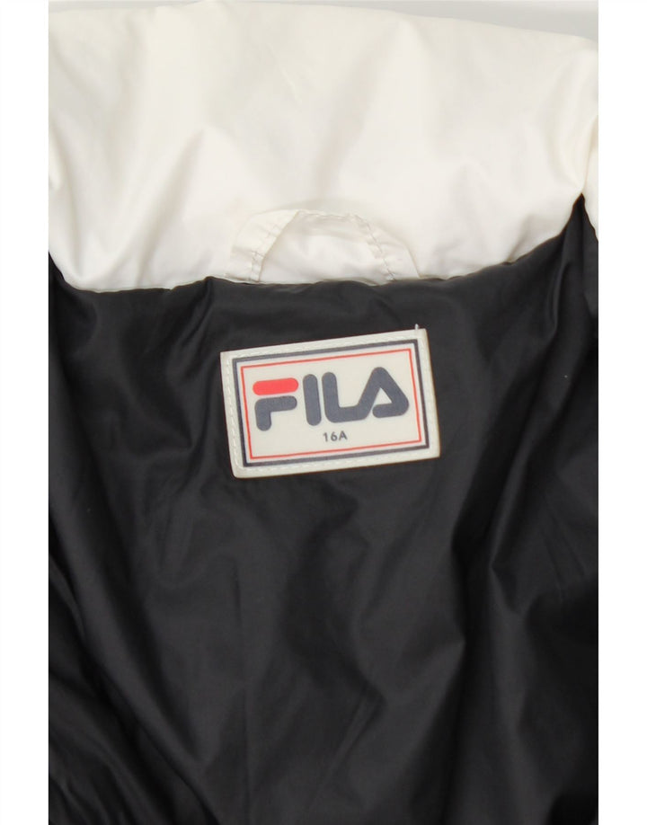 Fila Chaqueta acolchada con capucha para niño 15-16 años Nylon multicolor