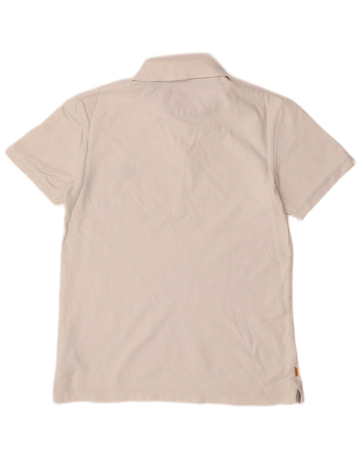 Timberland Polo Slim Fit para Hombre Algodón Blanco Pequeño