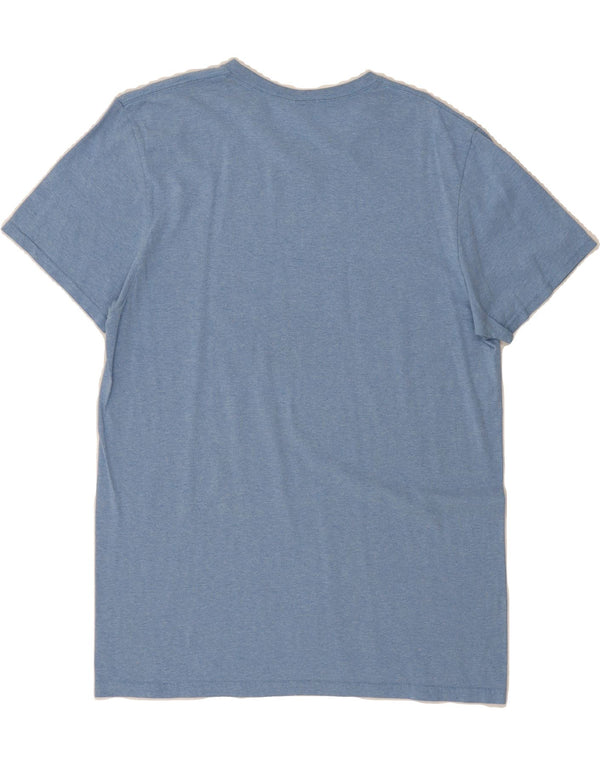 QUIKSILVER Mens Regular Fit Graphic T-Shirt Top Medium Blue Cotton
