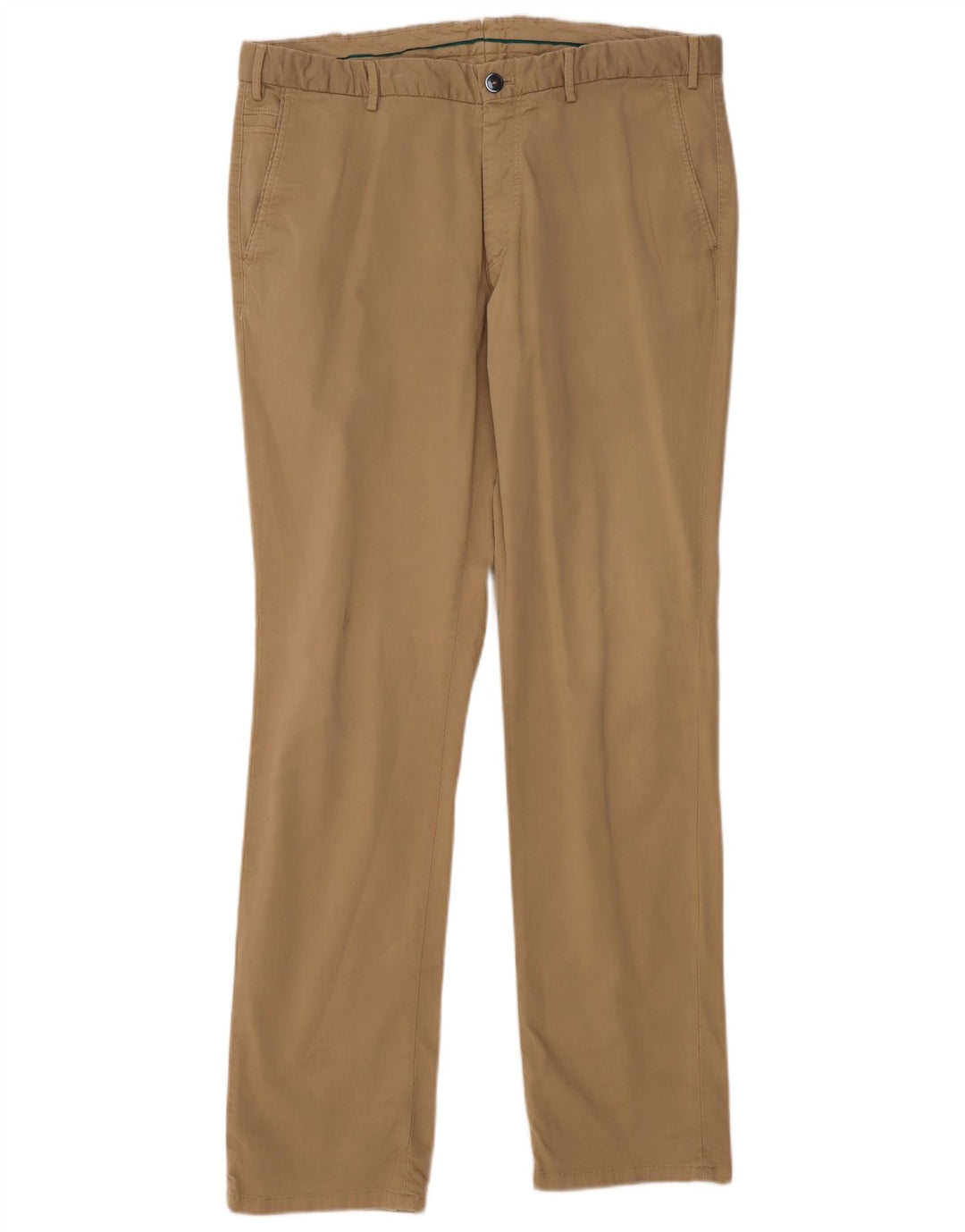 MASSIMO DUTTI Pantalón chino slim para hombre EU 48 XL W38 L34 Beige