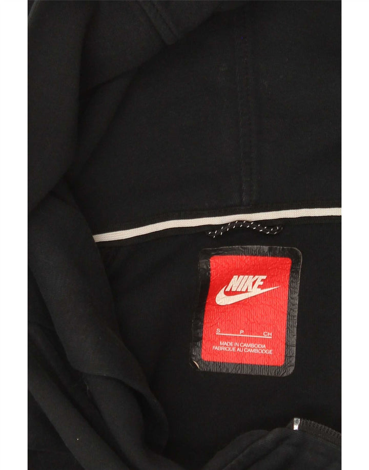 Nike Sudadera con capucha de gran tamaño con cremallera para mujer UK 10 Small Black