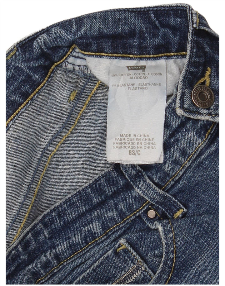 Levi's Jeans ajustados de talle medio para mujer US 8 Medium W28 L28 Algodón azul