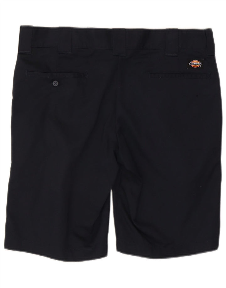 DICKIES Pantalones cortos chinos para hombre W33 Poliéster azul marino medio