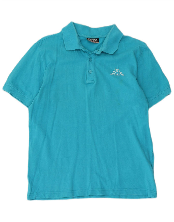 Polo Kappa Hombre Small Azul Algodón
