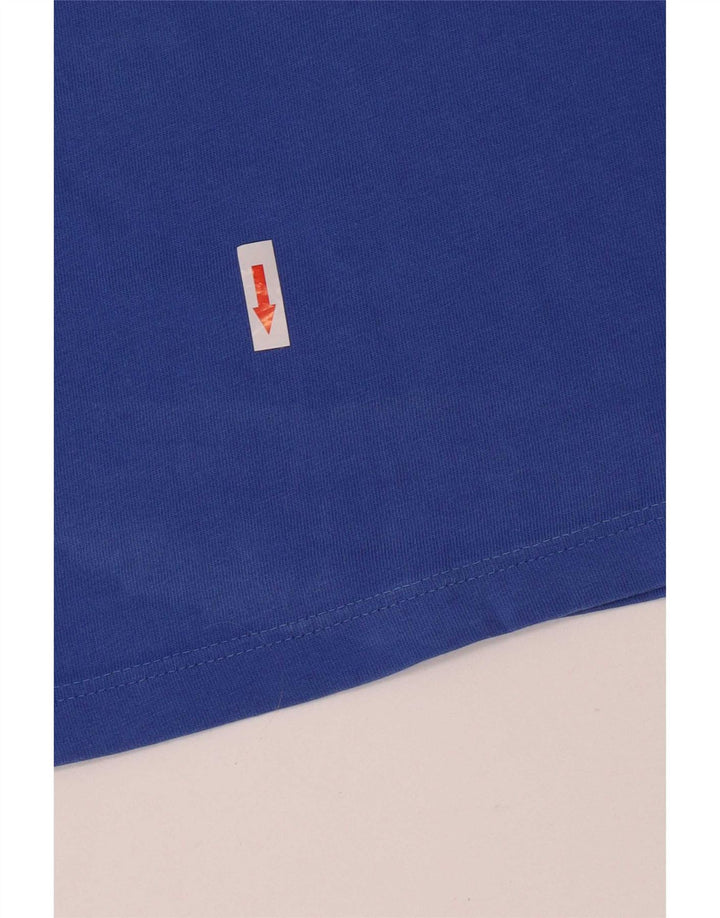 Nike Camiseta con gráfico de ajuste regular para hombre, talla grande, azul