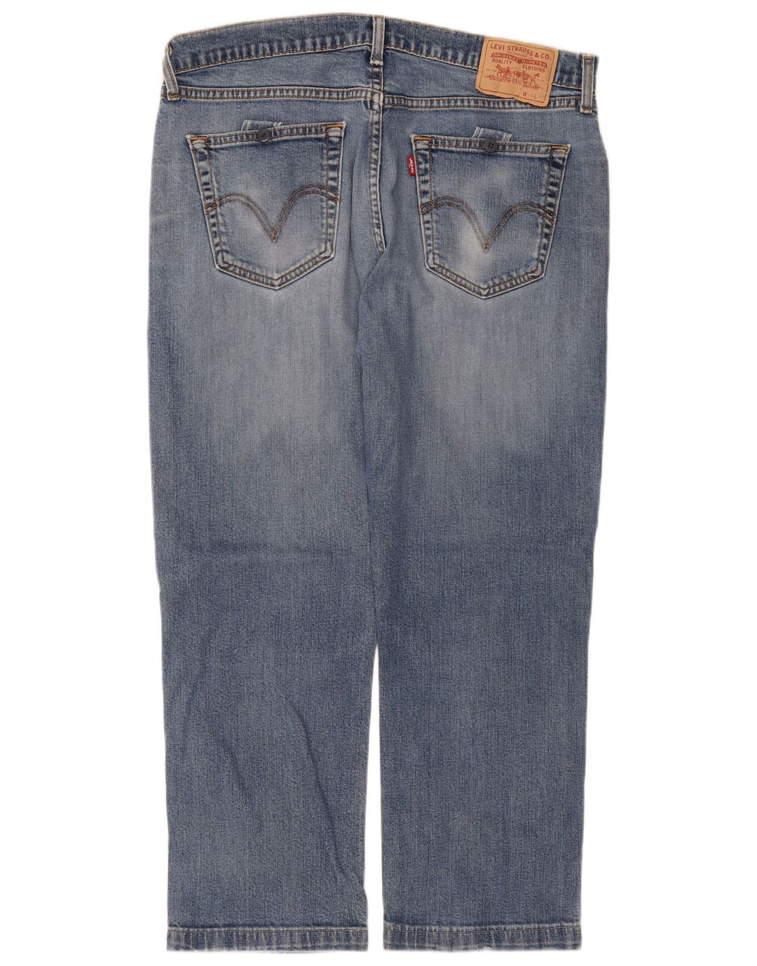 LEVI'S Vaqueros rectos para hombre W38 L27 Algodón azul