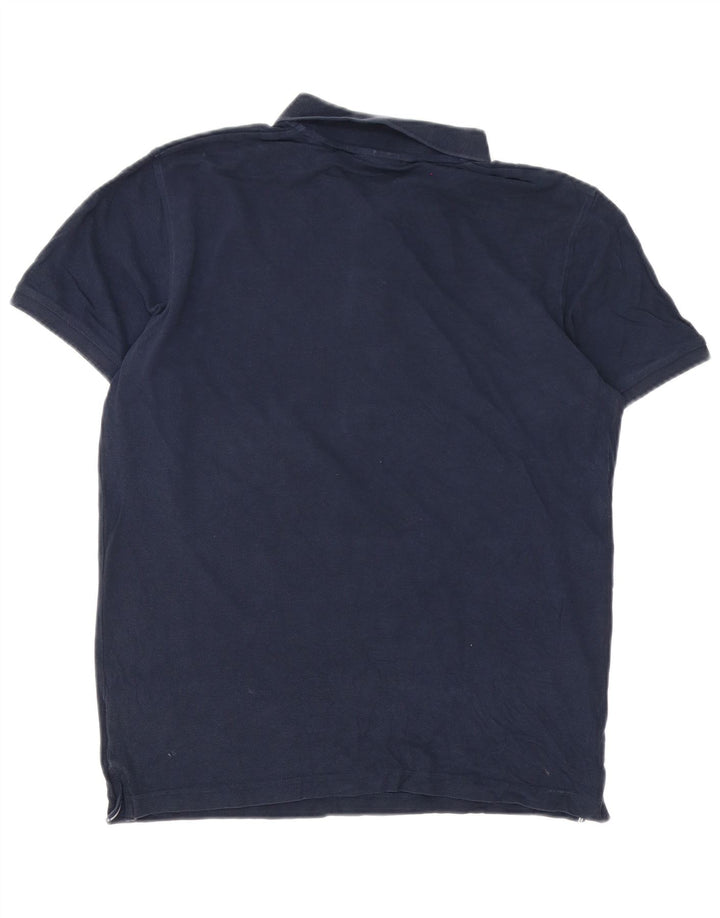 Gant Polo Hombre Azul Marino Medio Algodón