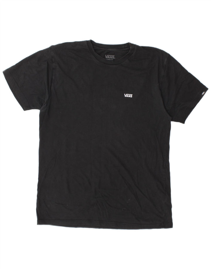 Camiseta Vans Classic Fit para hombre, talla mediana, algodón negro