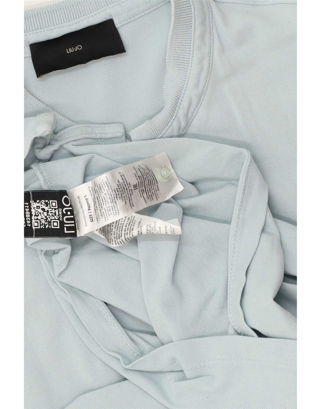 Camiseta Liu Jo Hombre Top Grande Azul Algodón