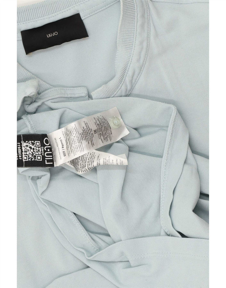 Camiseta Liu Jo Hombre Top Grande Azul Algodón