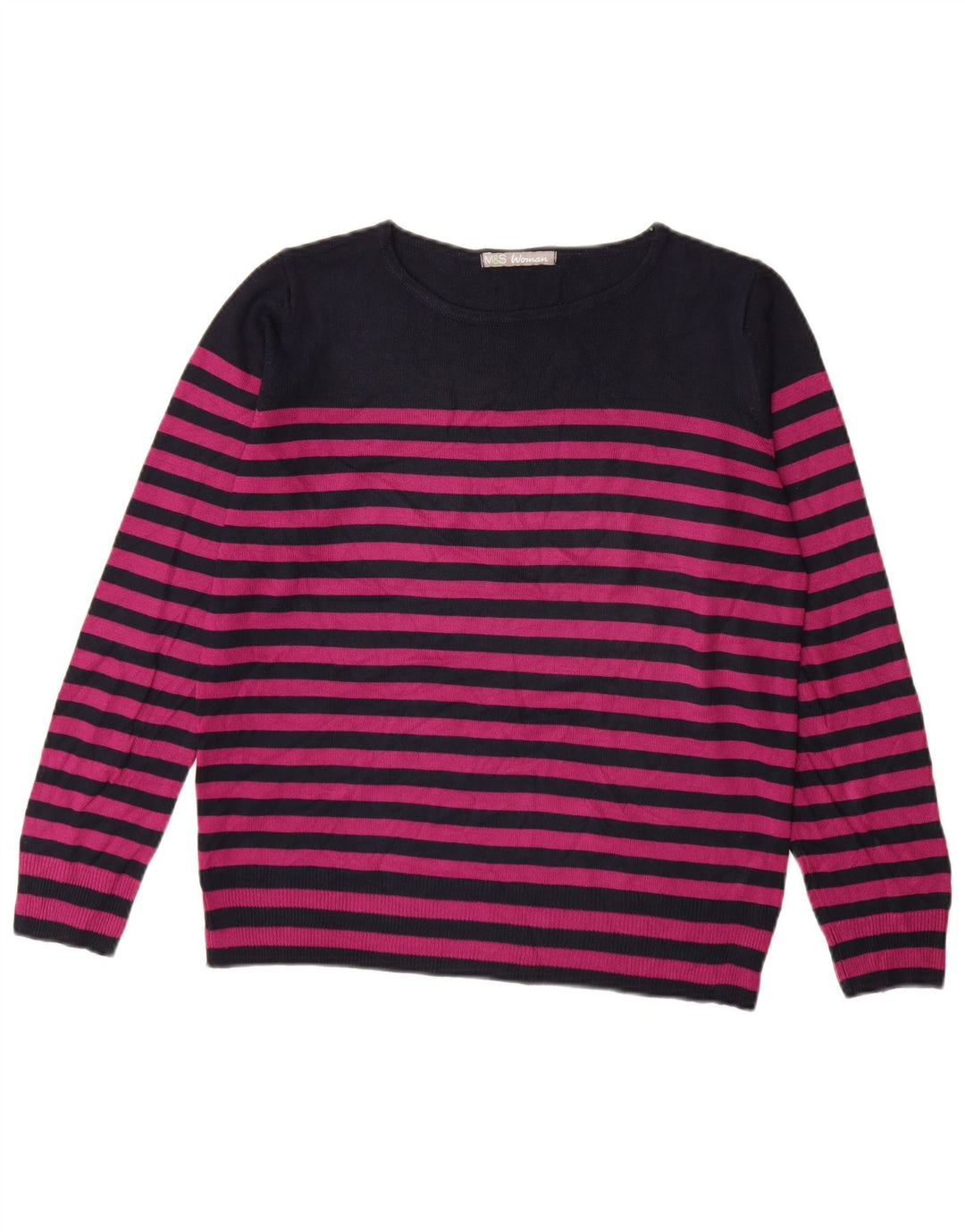 MARKS & SPENCER Suéter tipo jersey con cuello barco para mujer UK 44 Medio Púrpura