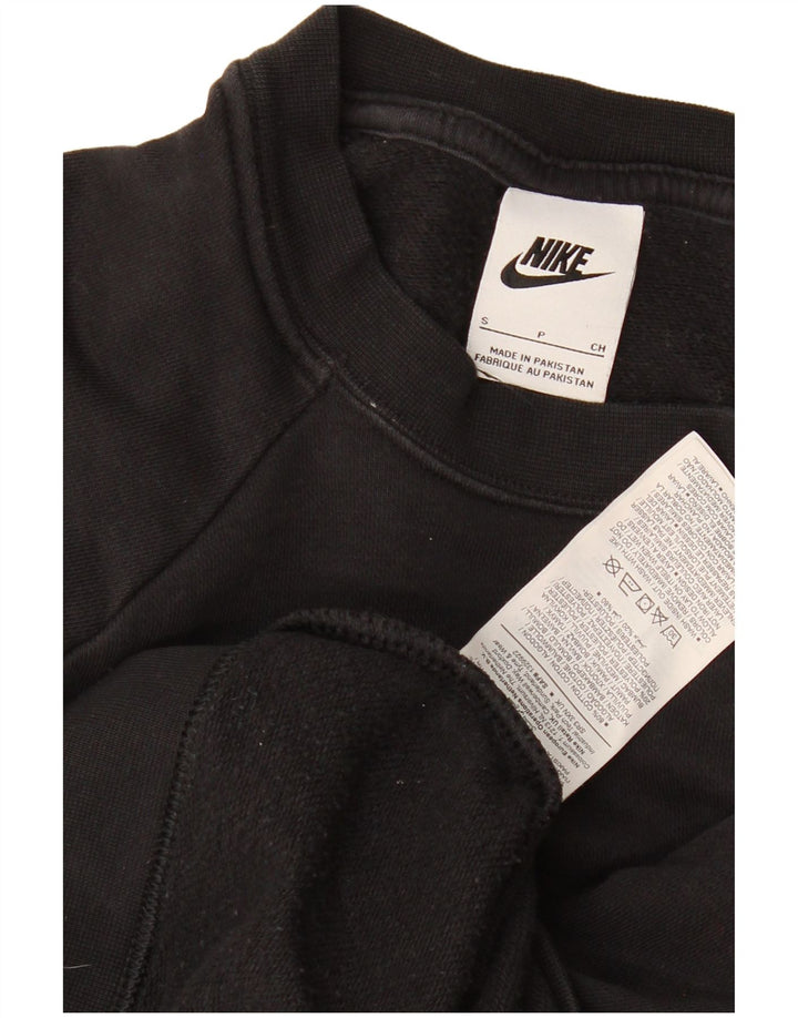 Nike - Sudadera extragrande para mujer, talla 10, talla pequeña, algodón negro