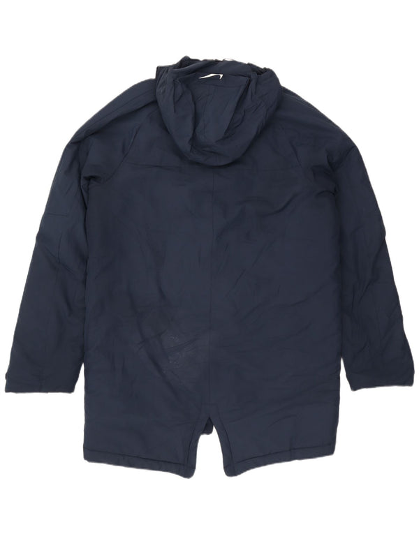 Nike Abrigo cortavientos con capucha para hombre UK 38 Medium Azul marino Poliéster