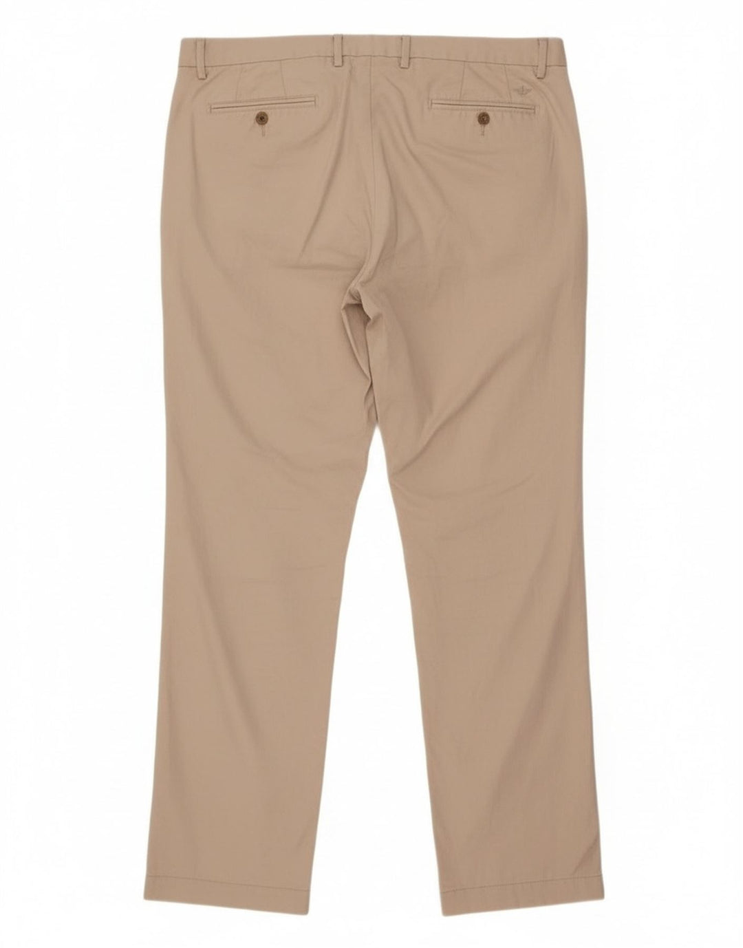 Dockers Pantalón de traje recto para hombre W38 L33 Algodón beige