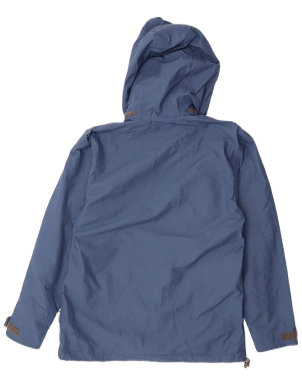 BERGHAUS Chaqueta impermeable con capucha para mujer UK 8 Small Blue Nylon