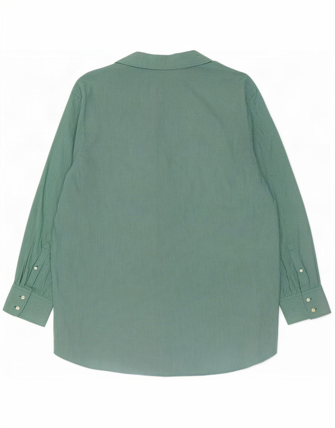 Tommy Hilfiger Camisa para hombre Talla 17 1/2 Grande Algodón a cuadros verde