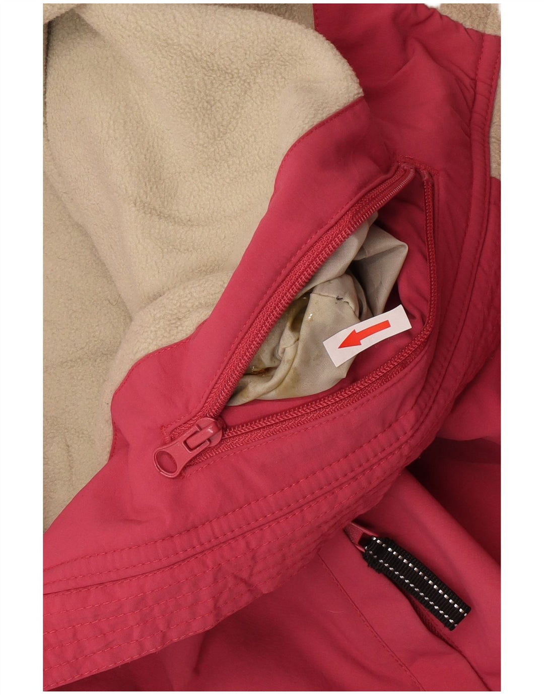 Woolrich Chaqueta cortavientos para hombre UK 42 XL Nylon rosa