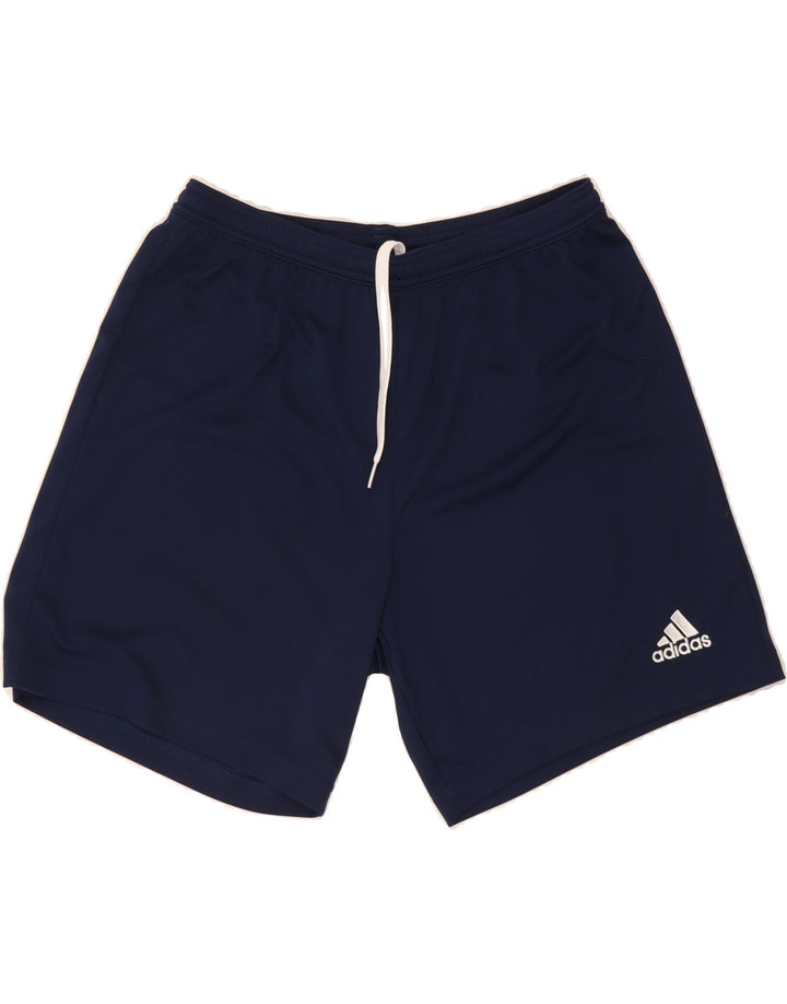 ADIDAS Mens Aeroready Sport Shorts Large Navy Blue Polyester Vintage Adidas and Second-Hand Adidas from Messina Hembry 