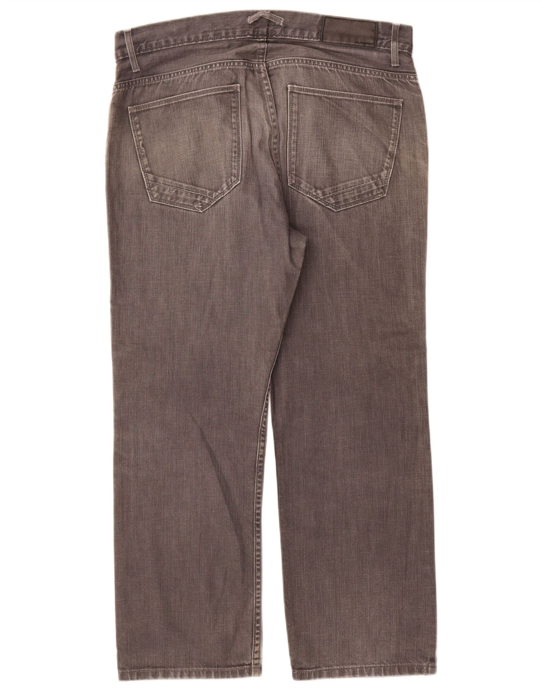 Marks & Spencer Vaqueros rectos autógrafos para hombre W36 L29 Algodón gris