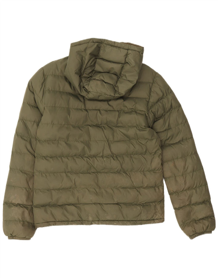 Mountain Warehouse Chaqueta acolchada con capucha para hombre UK 36 Small Caqui Poliéster