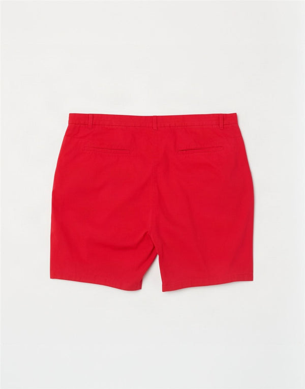 Marks & Spencer Pantalones cortos chinos para mujer UK 18 XL W38 Algodón rosa