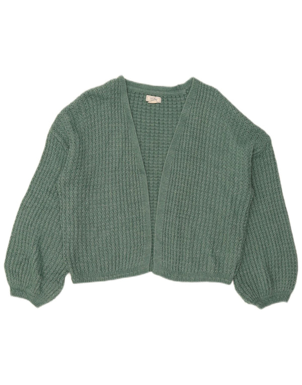 Fat Face - Cárdigan abierto de gran tamaño para mujer, talla 40, color verde medio