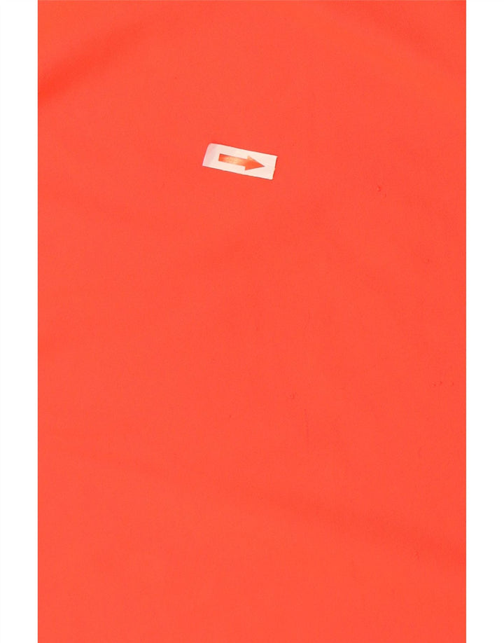 Camiseta Under Armour Heat Gear para hombre, parte superior de poliéster con bloques de color naranja medio