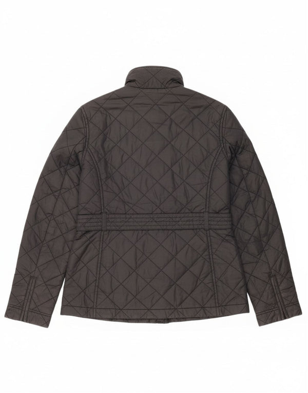 Jack Wills Chaqueta acolchada para mujer UK 44 Grande Nylon negro