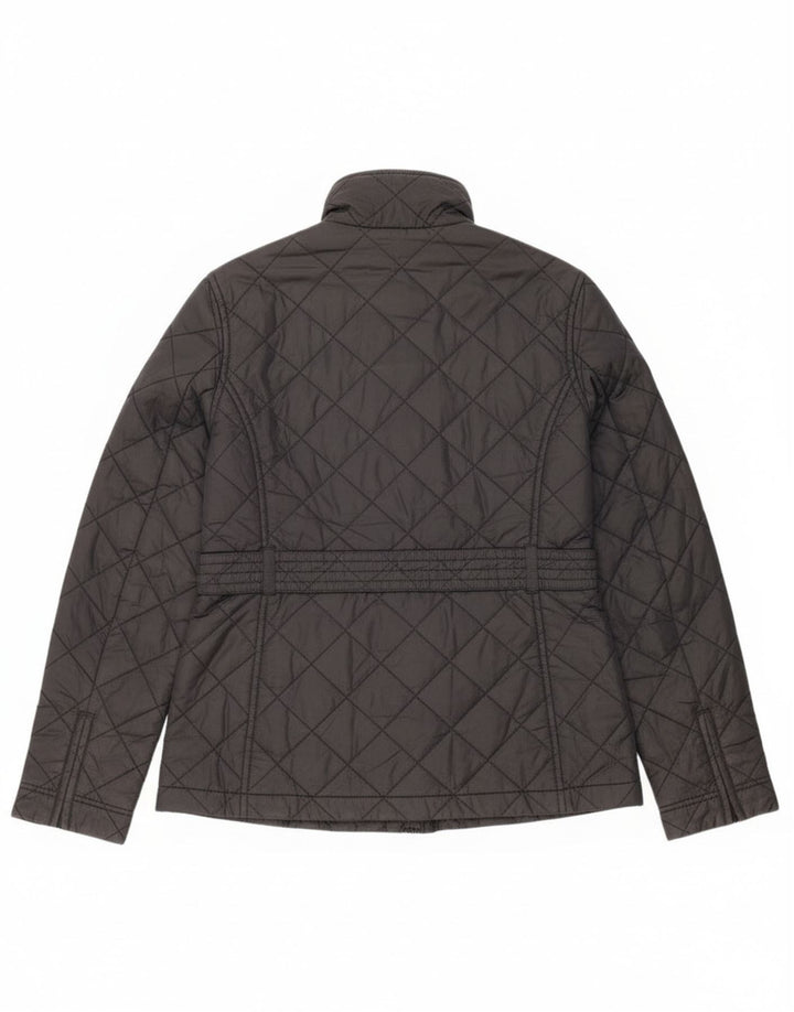 Jack Wills Chaqueta acolchada para mujer UK 44 Grande Nylon negro
