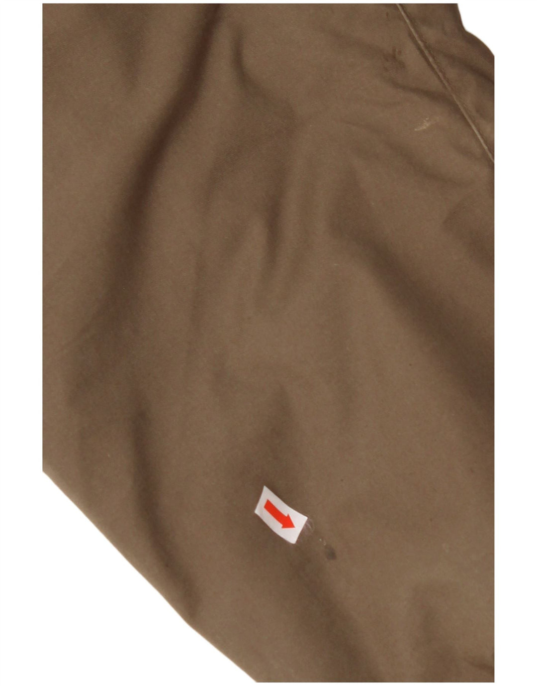 JACK WOLFSKIN Chaqueta cortavientos con capucha para hombre UK 40/42 Large Khaki